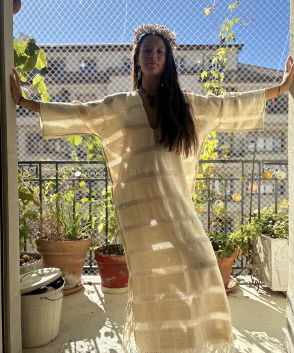 White ceremonial dress